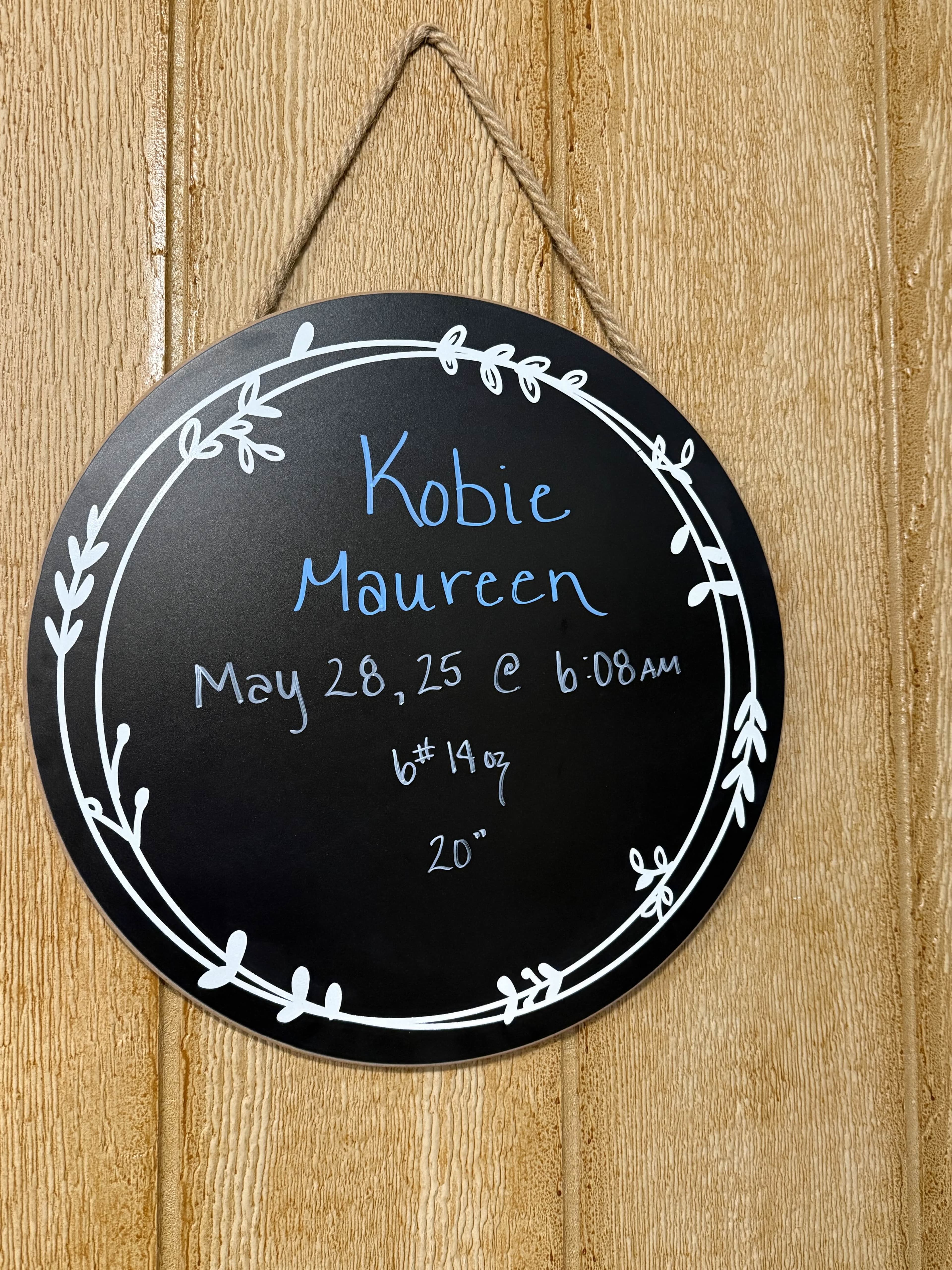 Birth Announcement Wall image 1
