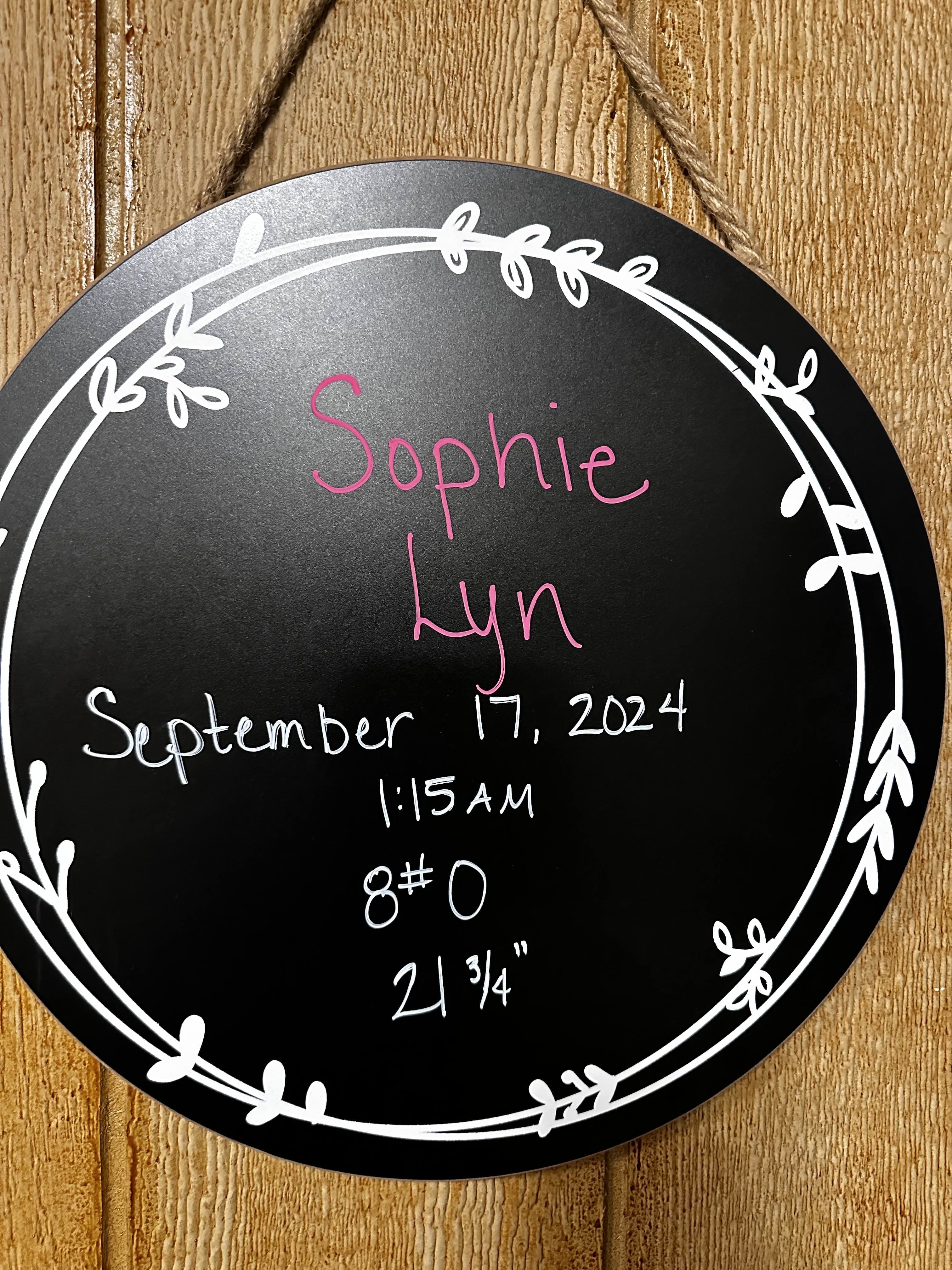 Birth Announcement Wall image 11