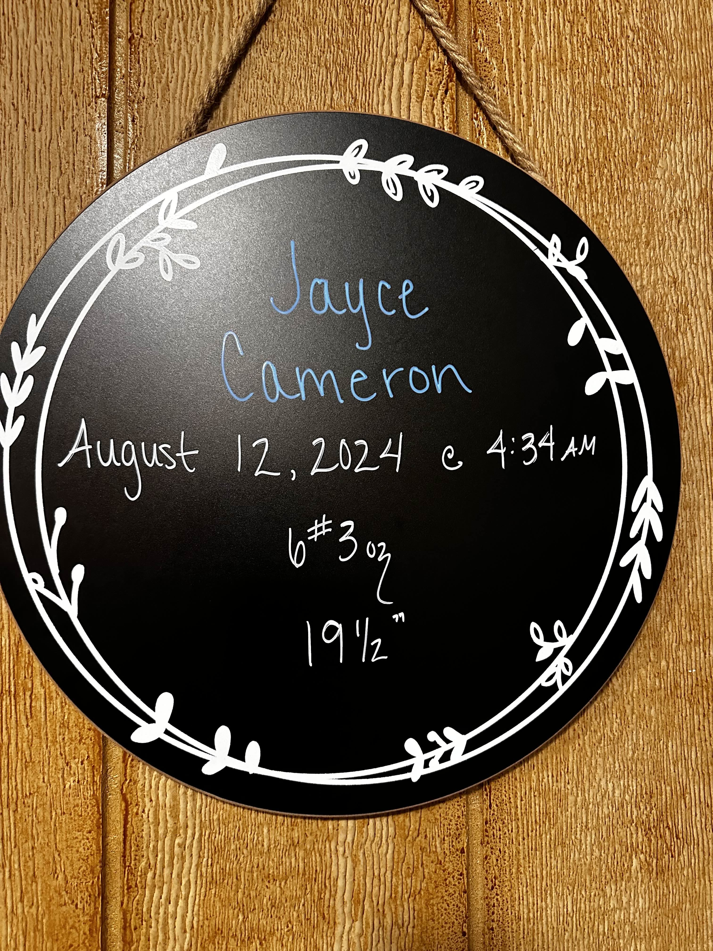 Birth Announcement Wall image 12