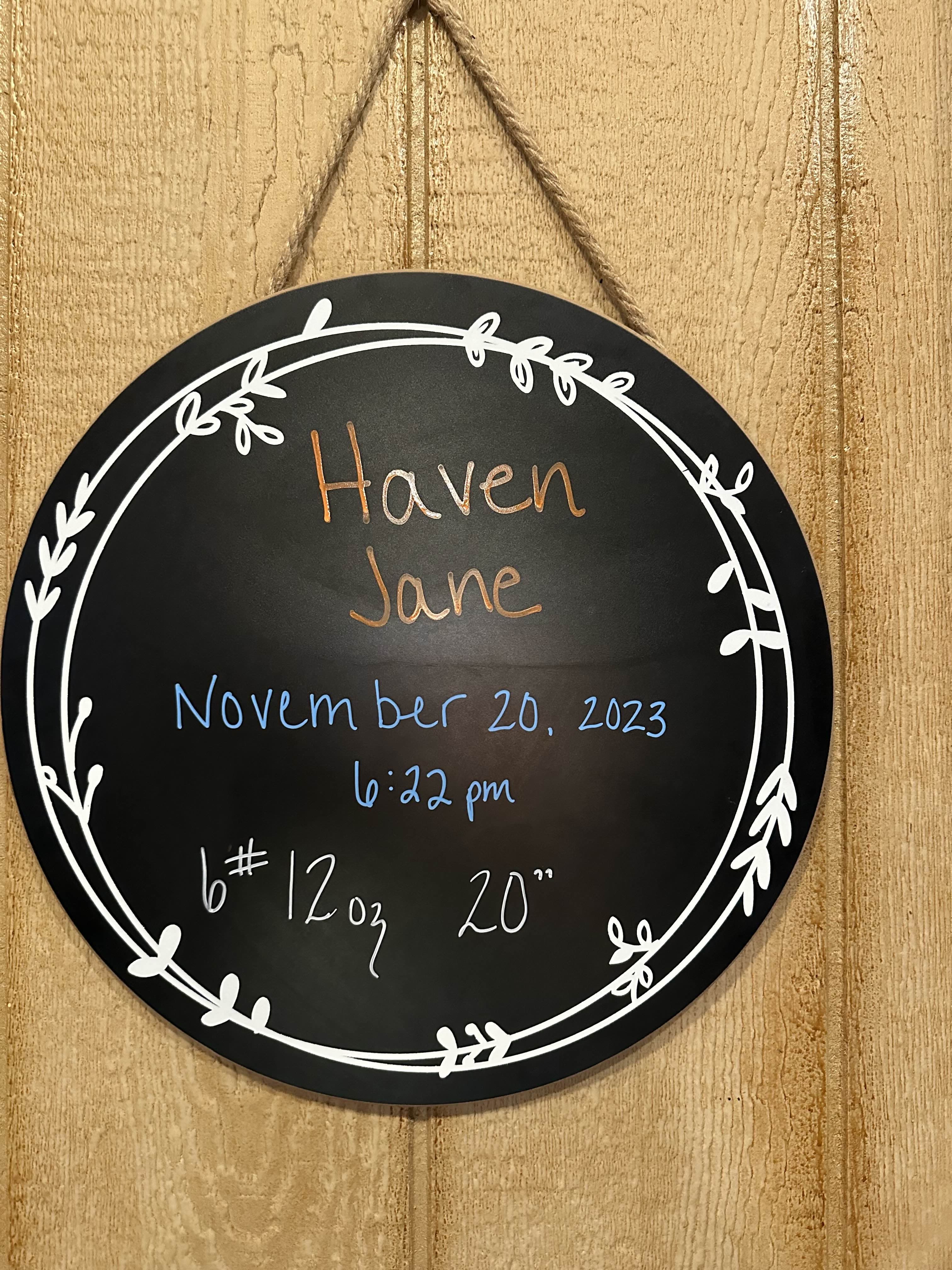 Birth Announcement Wall image 3