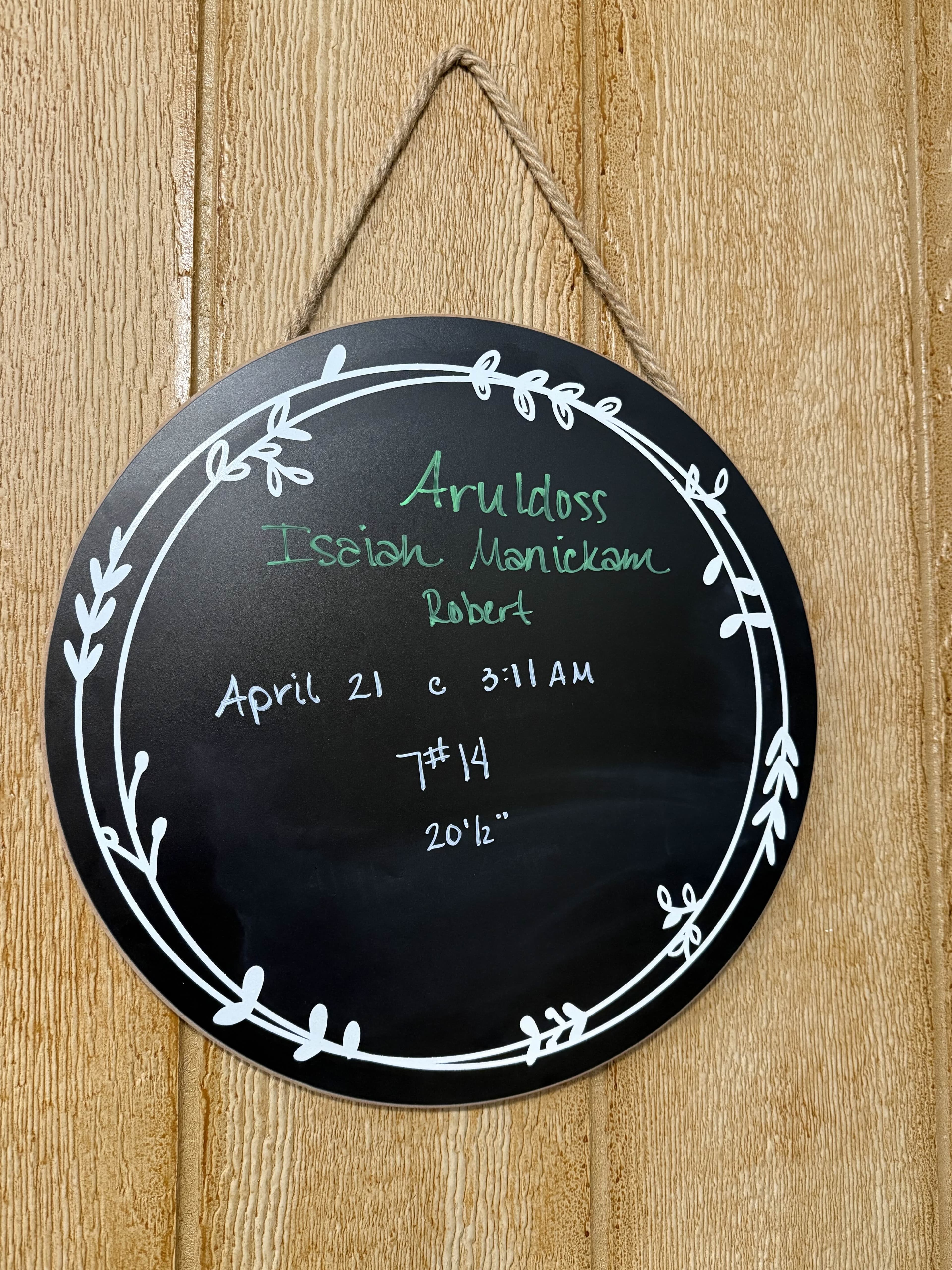 Birth Announcement Wall image 4