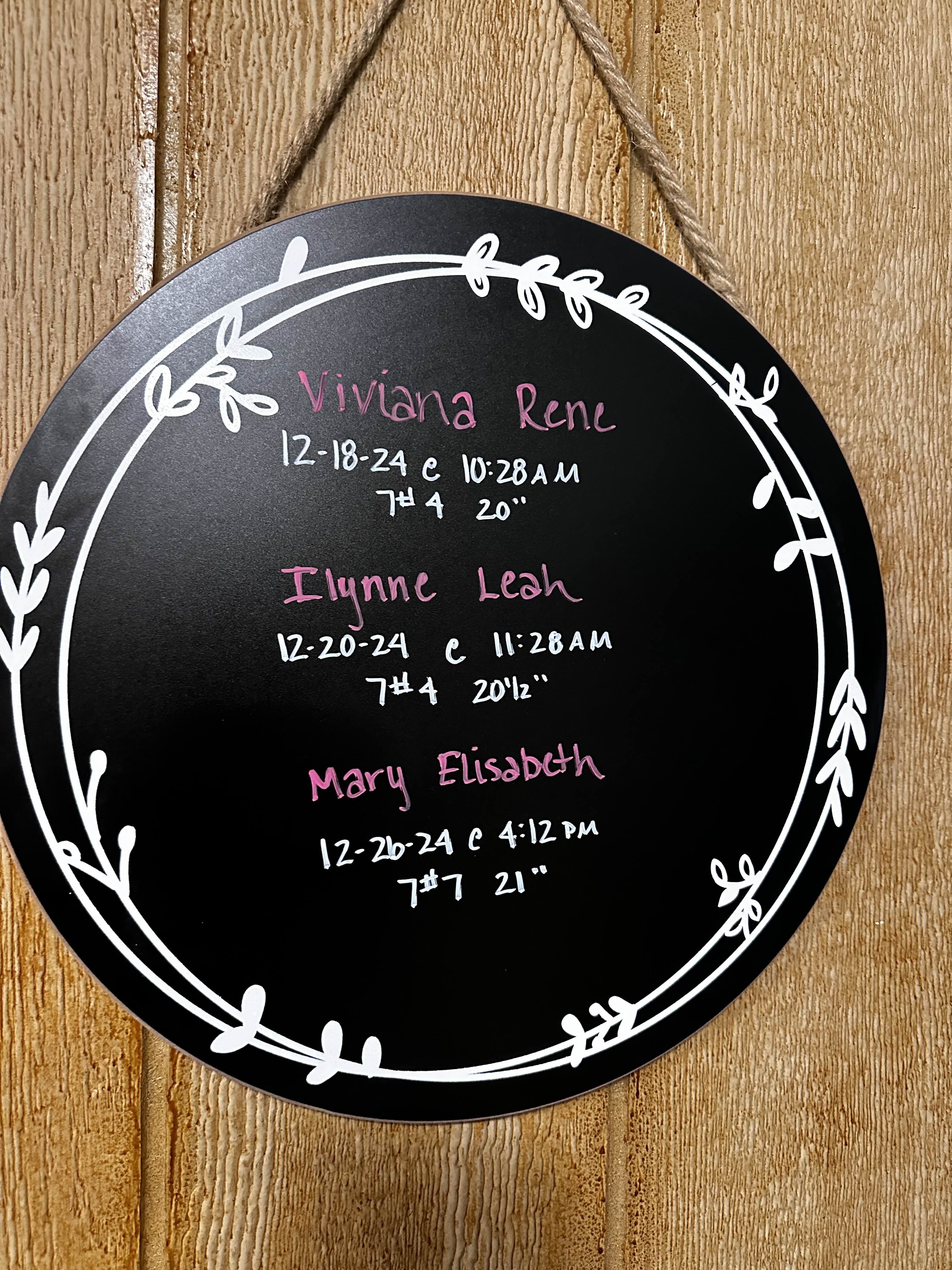 Birth Announcement Wall image 5