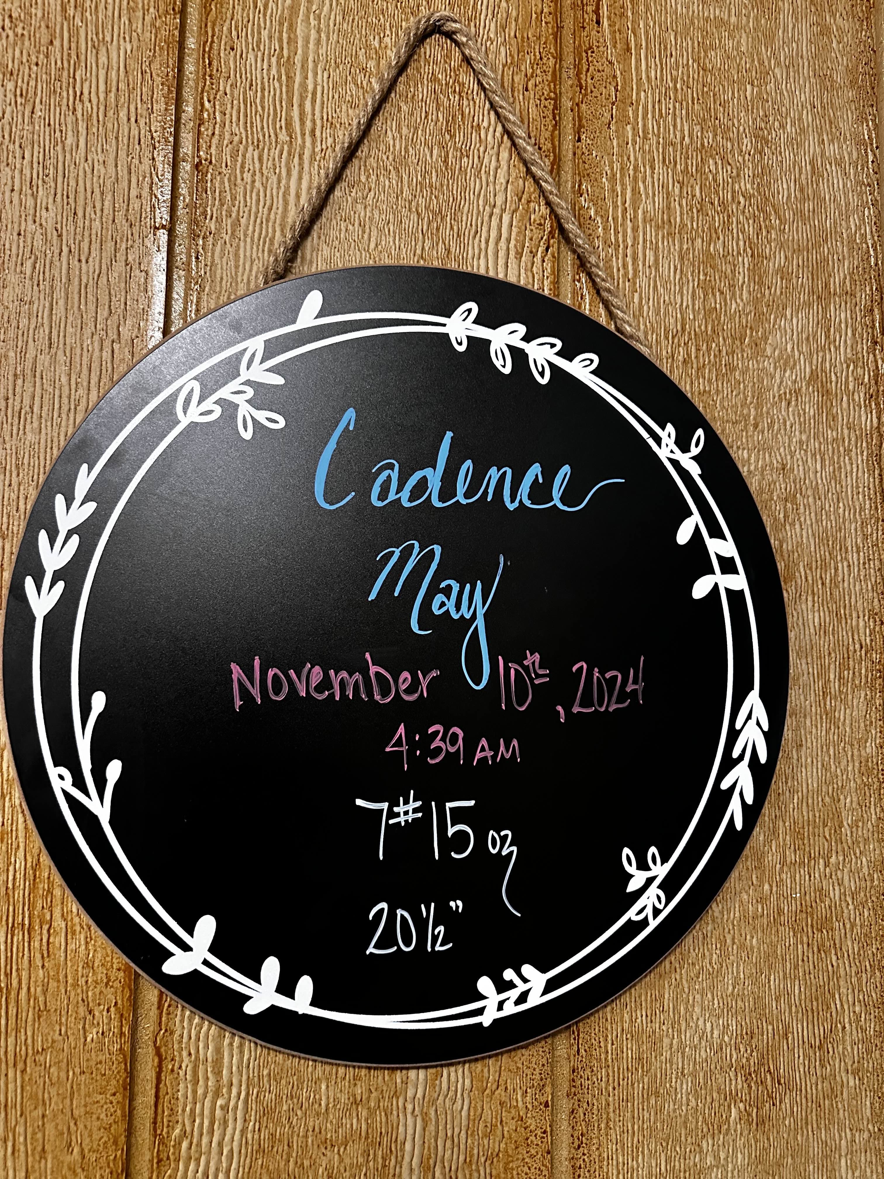 Birth Announcement Wall image 9